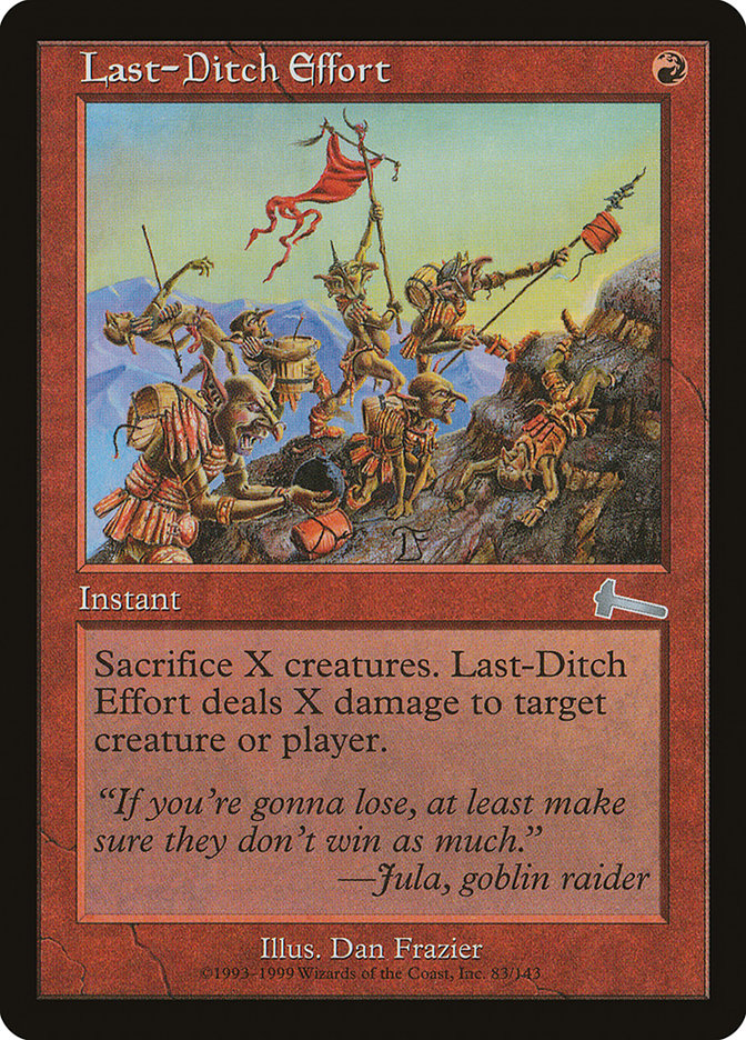 Last-Ditch Effort - Foil